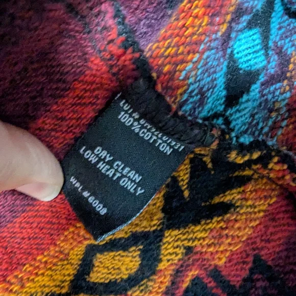 Rock and Roll Denim Medium Southwestern Print Shirt Jacket Western Snap Cowboy - Picture 8 of 12